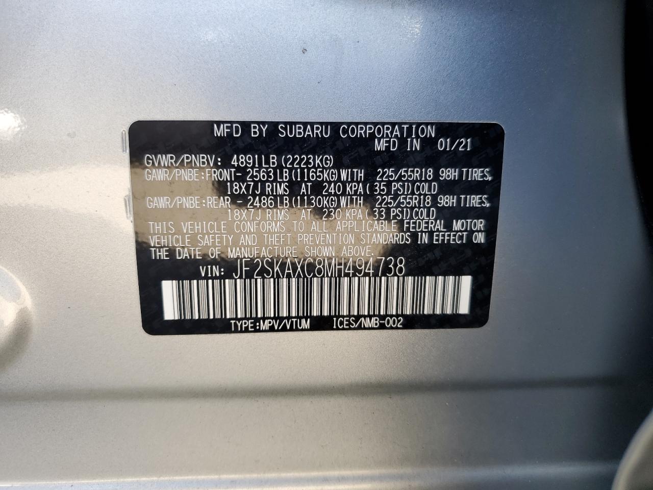 SUBARU FORESTER TOURING