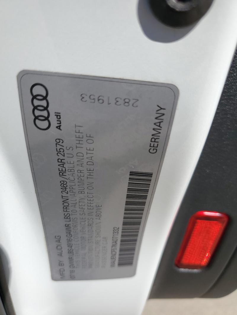 2019 AUDI A5 PREMIUM - WAUENCF57KA071332