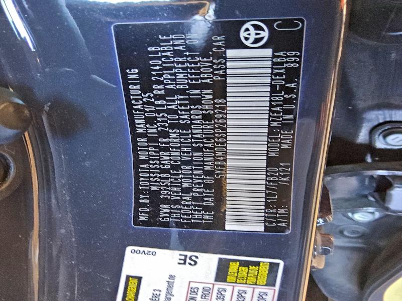 2025 TOYOTA COROLLA LE #3294352877