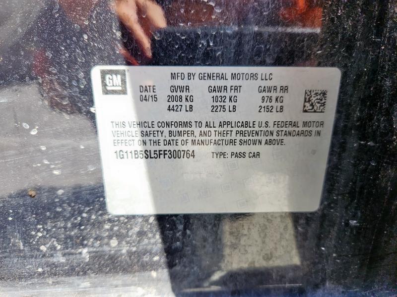 2015 CHEVROLET MALIBU LS - 1G11B5SL5FF300764