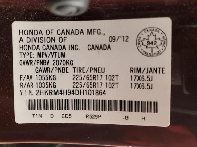 2013 HONDA CR-V TOURI - 2HKRM4H94DH101864