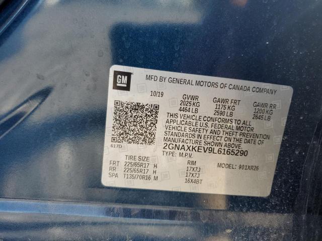 2020 CHEVROLET EQUINOX LT - 2GNAXKEV9L6165290