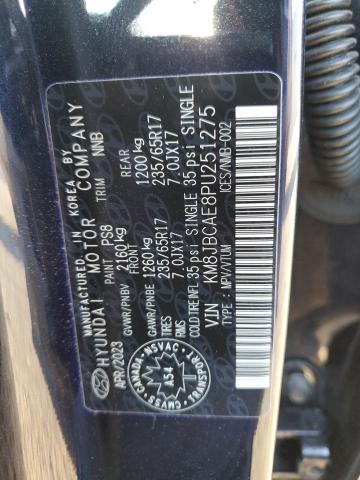 2023 HYUNDAI TUCSON SEL - KM8JBCAE8PU251275