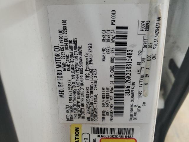 2013 LINCOLN MKZ #3282609867