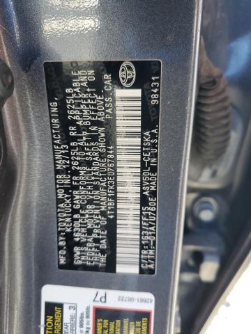 2014 TOYOTA CAMRY L - 4T1BF1FK3EU767844