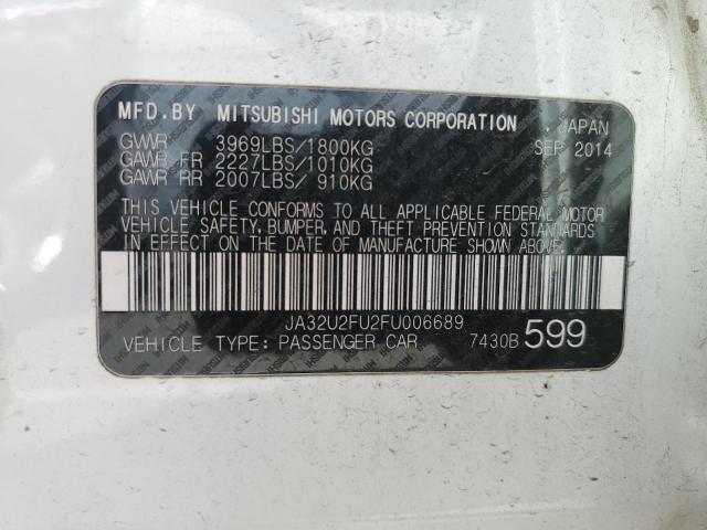 2015 MITSUBISHI LANCER ES #3285599286