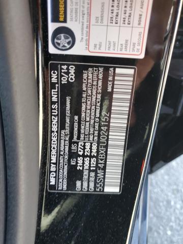 2015 MERCEDES-BENZ C 300 4MAT - 55SWF4KBXFU024152