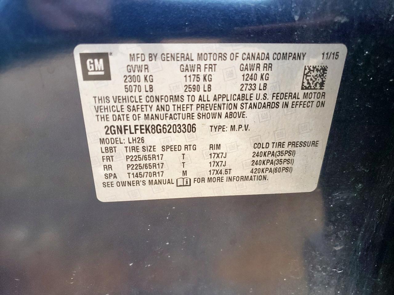 CHEVROLET EQUINOX LT