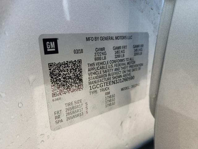 2018 CHEVROLET COLORADO Z - 1GCGTEEN3J1260590