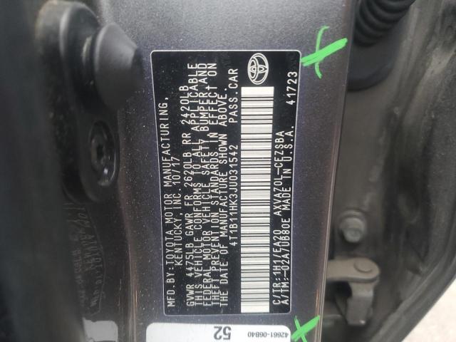 2018 TOYOTA CAMRY L - 4T1B11HK3JU031542