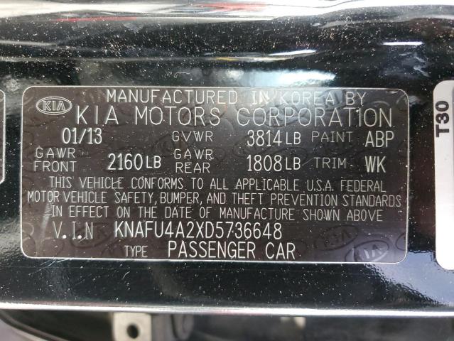 2013 KIA FORTE EX - KNAFU4A2XD5736648