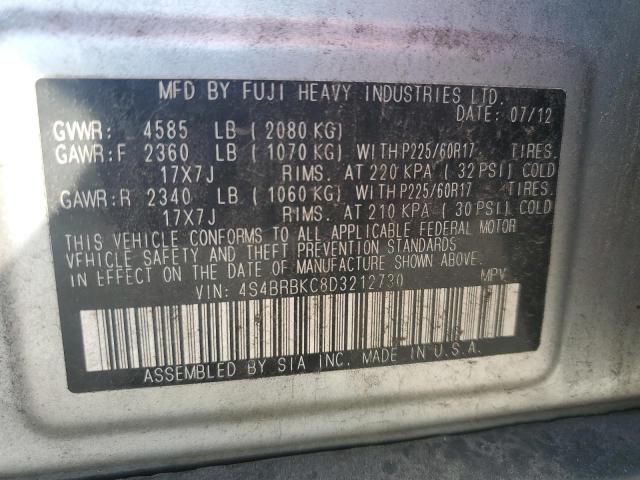 2013 SUBARU OUTBACK 2. #3302796889