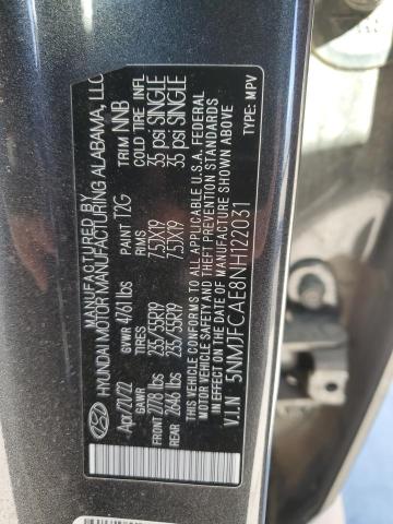 2022 HYUNDAI TUCSON SEL - 5NMJFCAE8NH122031