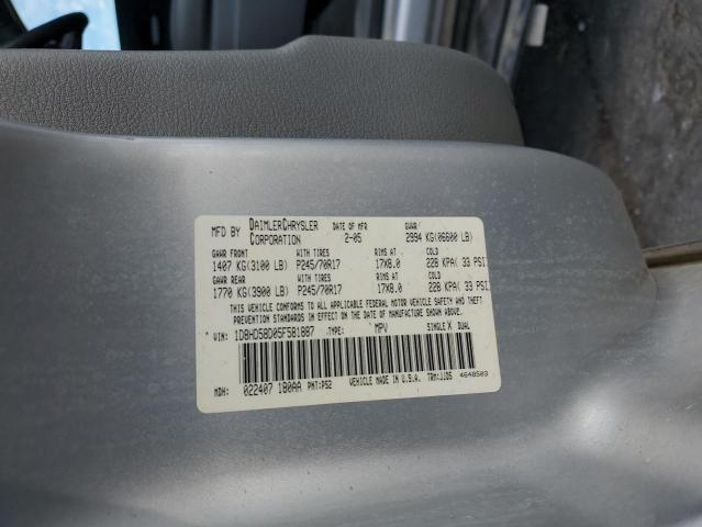 2005 DODGE DURANGO LI #3287824096