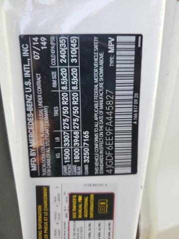 2015 MERCEDES-BENZ GL 450 4MA 4JGDF6EE9FA445827