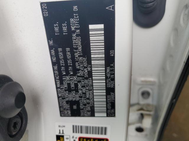 2020 TOYOTA HIGHLANDER #3278798635