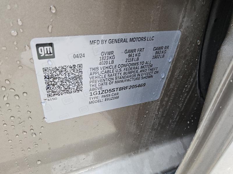 2024 CHEVROLET MALIBU LT - 1G1ZD5ST8RF205469