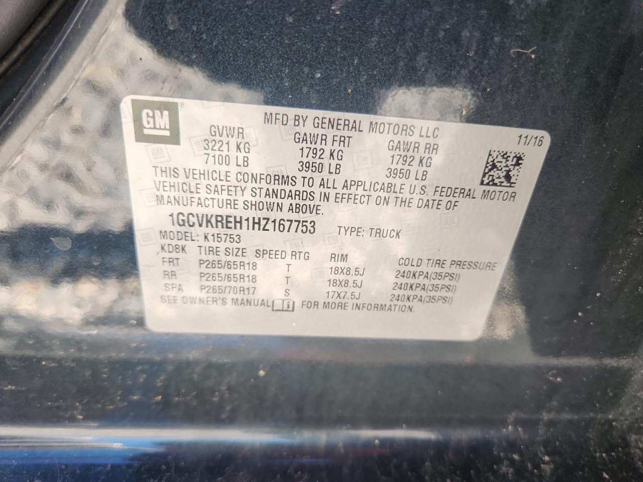 CHEVROLET SILVERADO K1500 LT