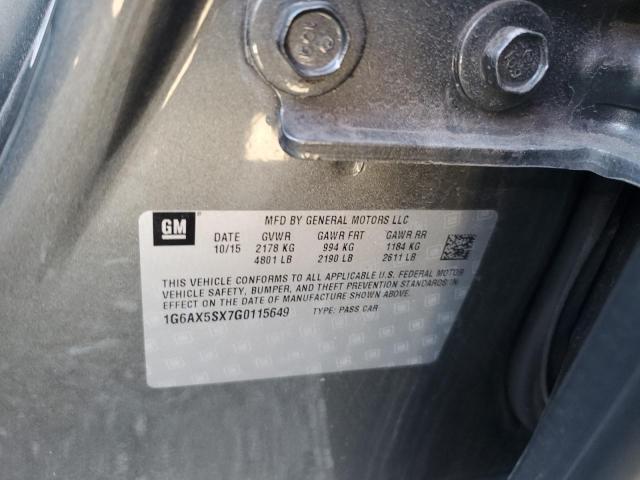 2016 CADILLAC CTS LUXURY 1G6AX5SX7G0115649