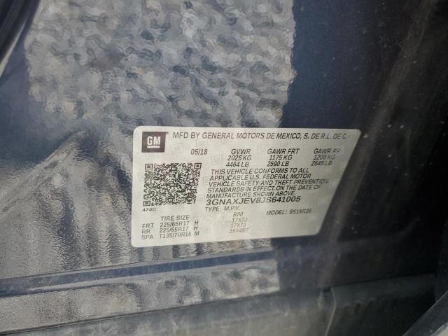 2018 CHEVROLET EQUINOX LT - 3GNAXJEV8JS641005