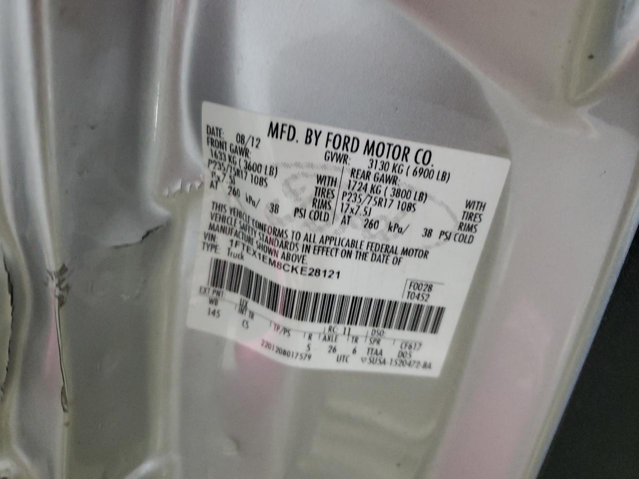 FORD F-150 SUPER CAB