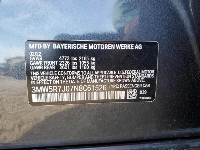 2022 BMW 330XI #3291451473