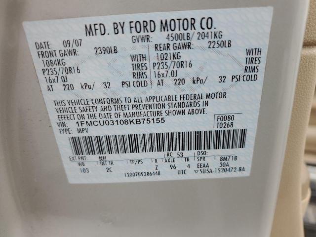 2008 FORD ESCAPE XLT #3279781284