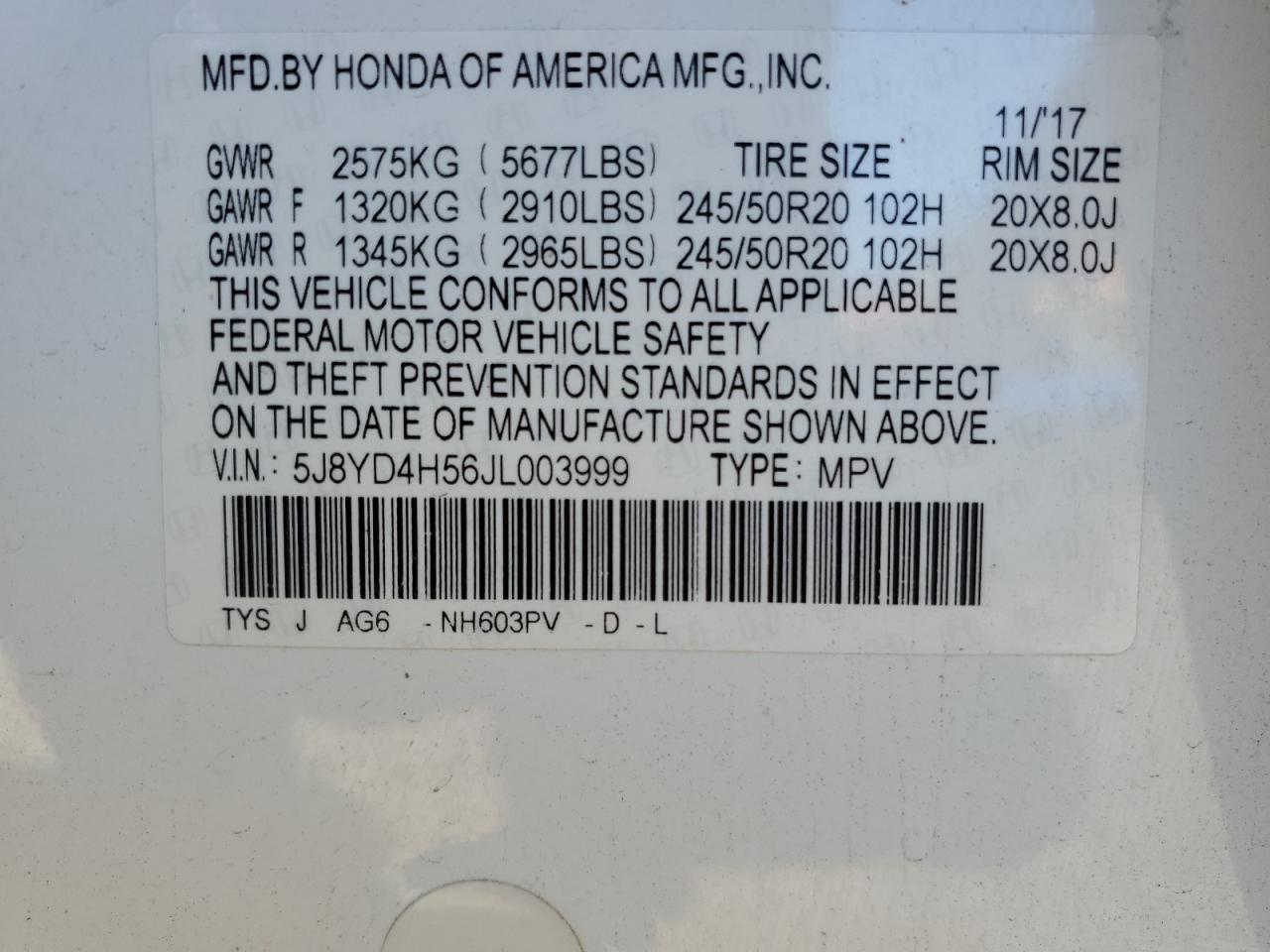 ACURA MDX TECHNOLOGY