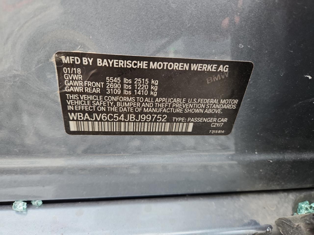 BMW 6 SERIES GT XIGT