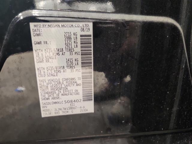 2020 INFINITI QX60 LUXE - 5N1DL0MMXLC508402