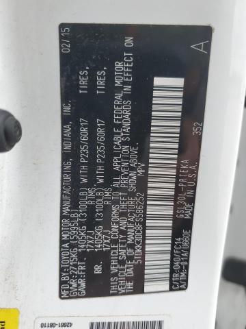 2015 TOYOTA SIENNA LE #3304663911