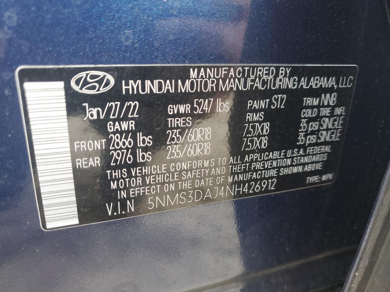 HYUNDAI SANTA FE SEL