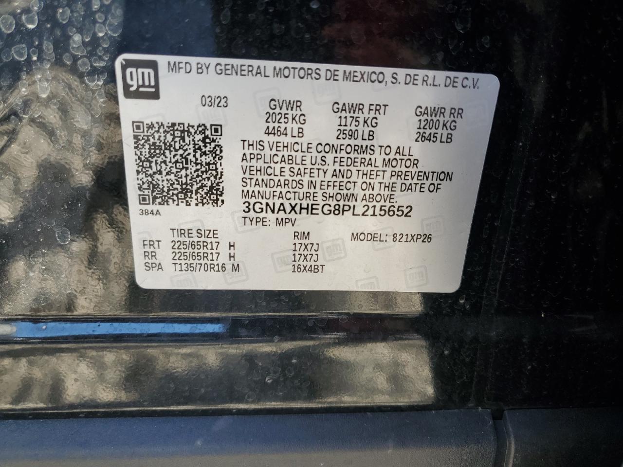 CHEVROLET EQUINOX LS