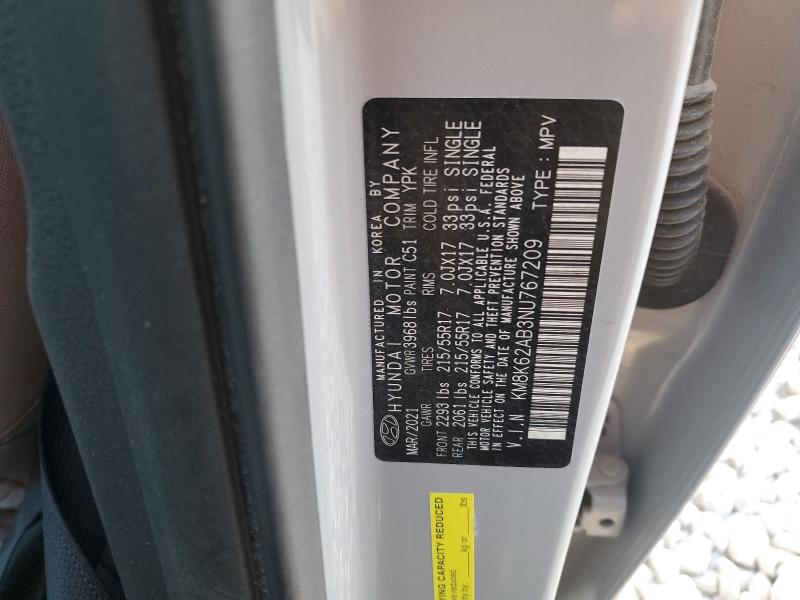 2022 HYUNDAI KONA SEL - KM8K62AB3NU767209