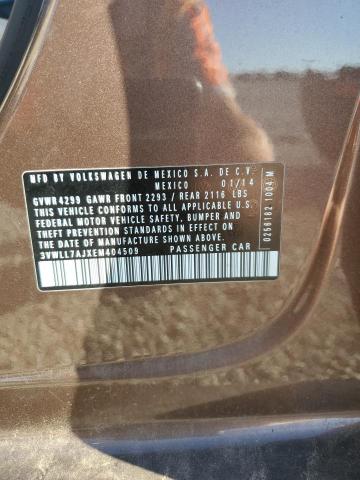 2014 VOLKSWAGEN JETTA TDI - 3VWLL7AJXEM404509