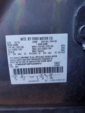 2023 FORD EXPLORER L - 1FMSK8FH9PGA68972