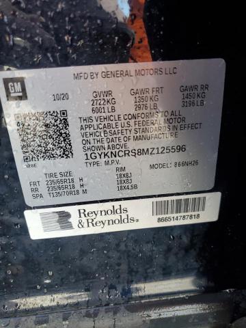 2021 CADILLAC XT5 PREMIU - 1GYKNCRS8MZ125596