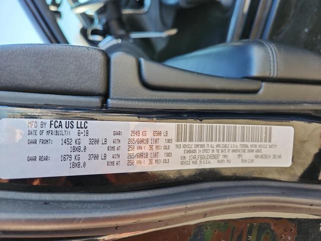 2018 JEEP GRAND CHER - 1C4RJFBGXJC459697