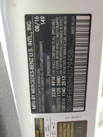 2017 MERCEDES-BENZ C 43 4MATIC AMG 55SWF6EB0HU179450