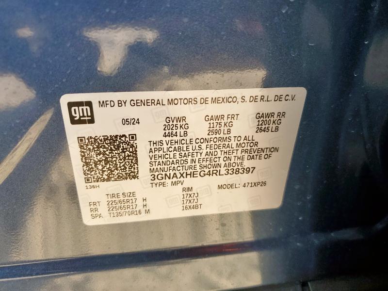 2024 CHEVROLET EQUINOX LS 3GNAXHEG4RL338397