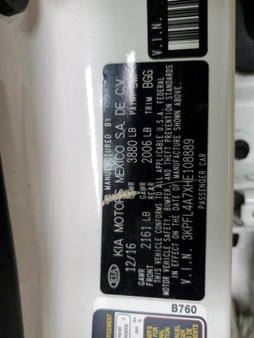 2017 KIA FORTE LX #3294487495