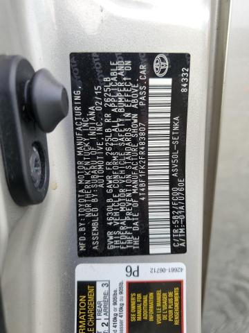 2015 TOYOTA CAMRY LE - 4T4BF1FK2FR483807