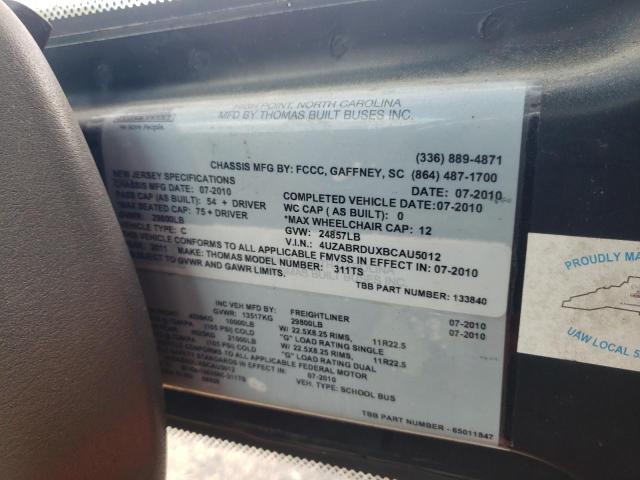 2011 FREIGHTLINER SAF-T-LINER C2 #3273768367