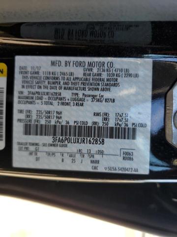 2018 FORD FUSION SE HYBRID - 3FA6P0LUXJR162858