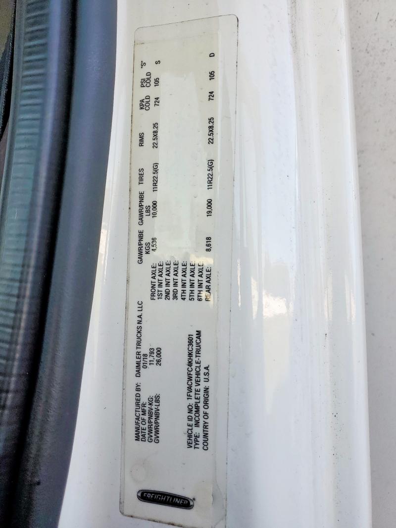 2019 FREIGHTLINER M2 106 MEDIUM DUTY #3284233254