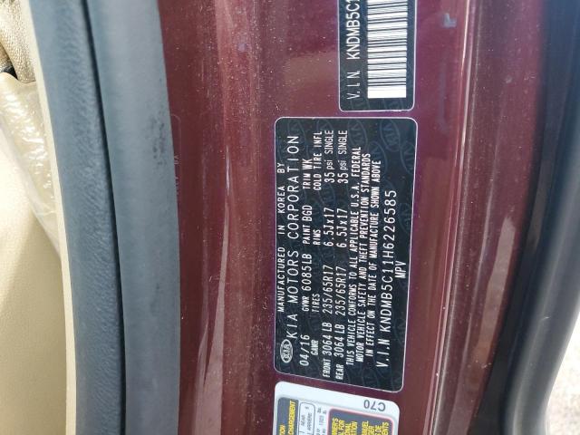 2017 KIA SEDONA LX #3282542869