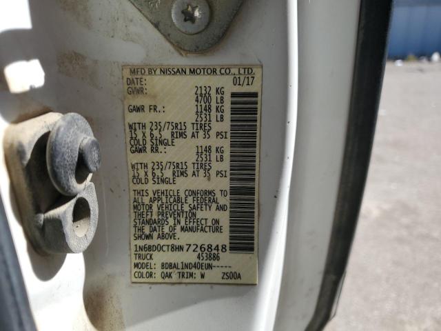 2017 NISSAN FRONTIER S - 1N6BD0CT8HN726848