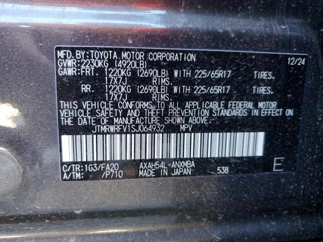 2025 TOYOTA RAV4 XLE - JTMRWRFV1SJ064932