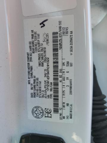 2019 FORD F150 SUPERCREW - 1FTEW1EP5KFC91322