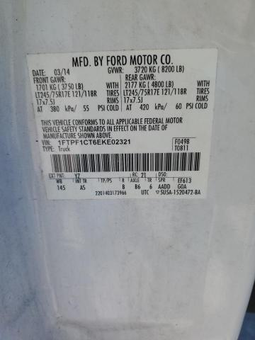 2014 FORD F150 - 1FTPF1CT6EKE02321